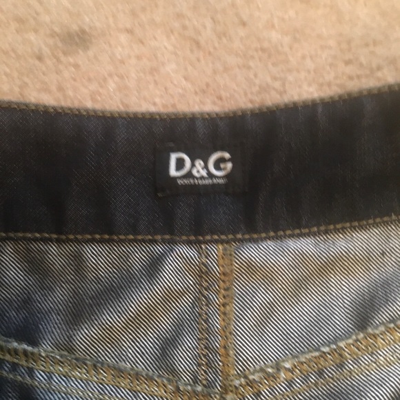 Dolce and Gabbana Dark Denim Skirt Size 42 (US 6) - Picture 4 of 5